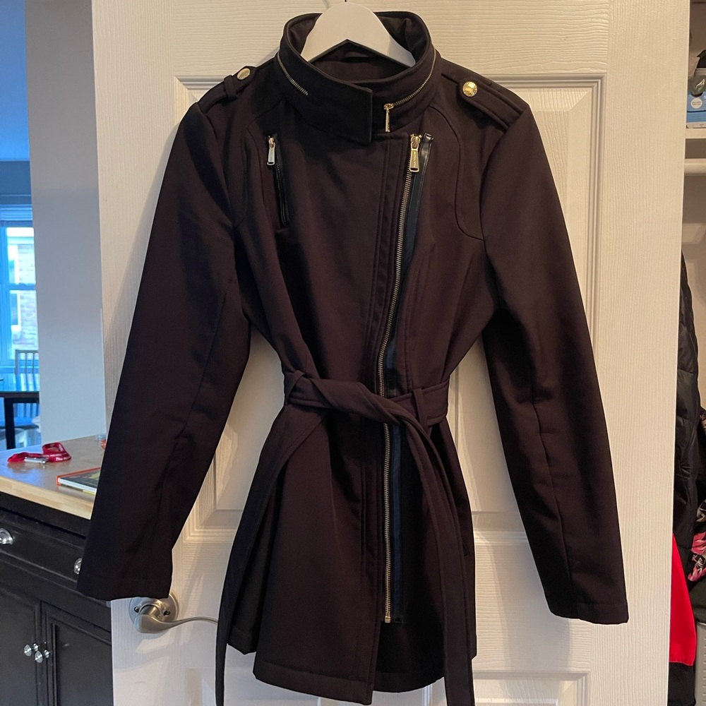 Michael Kors Fall Jacket - Black w/ Gold Accents - Size M